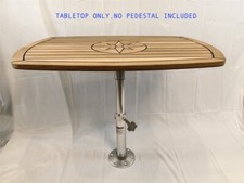 Barrel Folding Teak Table Top