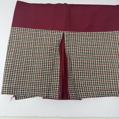Vintage burgundy green - green, plaid