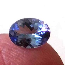 7.5 x 5.5 mm. Natural Tanzanite Gemstone AMAZING Colour and Quality Tanzanite