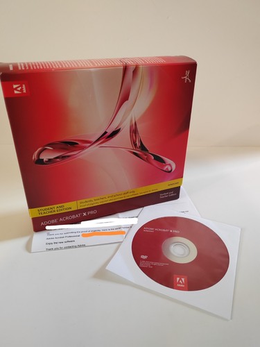 Adobe acrobat pro student - acrobat, (student