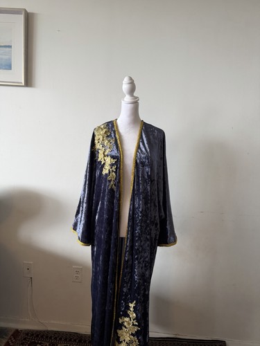 Luxury velvet abaya - kaftan, |