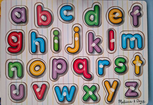 Melissa doug wooden alphabet - melissa,