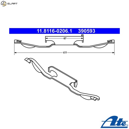 Spring brake caliper - spring,