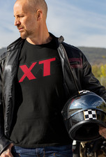 XT500 XT250 Classic Yamaha Motorcycle Black T Shirt , Sizes M to 5XL Printed UK