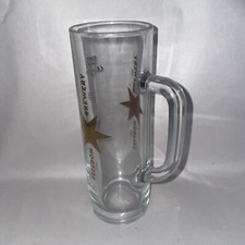 Freedom Brewery 18.4 cm Tall & Slim Handled Glass - Half Pint Beer Tankard