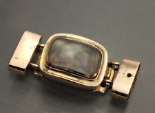 Antique Circa 1820 Georgian 9ct Gold 3 Part Bracelet Necklace Mourning Catch