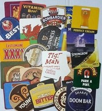 Assorted pub beer mats - assorted,