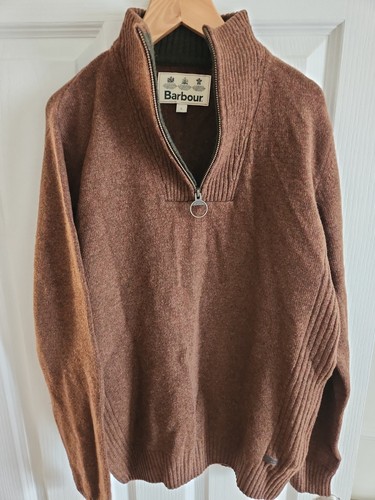 Barbour half zip wool - barbour, jumper