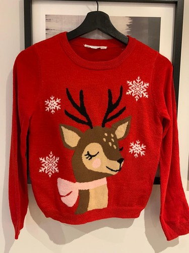 Girls christmas reindeer - girls,