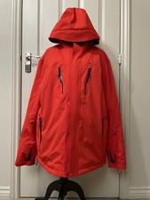 Mountain Warehouse Men’s Extreme Waterproof Jacket Size XL RECCO Technology Red