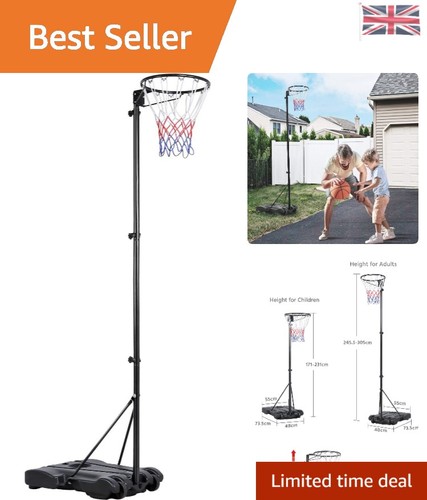 Freestanding netball hoop with - freestanding,