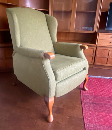 Wingback recliner armchair - wingback,
