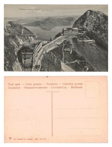 Vintage postcard mount - postcard,