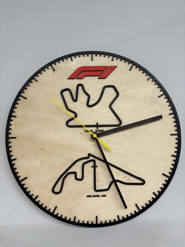Formula custom wall clock - custom,