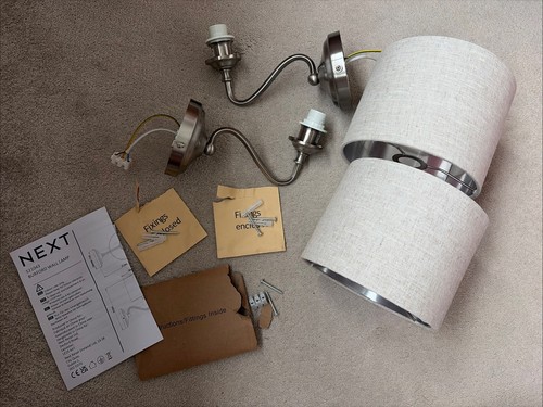 Next burford wall lamp light - burford,
