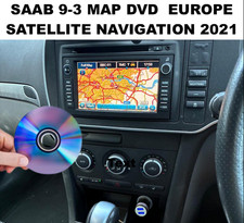 ?️ SAAB 9-3 Sat Nav Map Update DVD 2021 Delphi/Grundig Touchscreen -UK & EUROPE