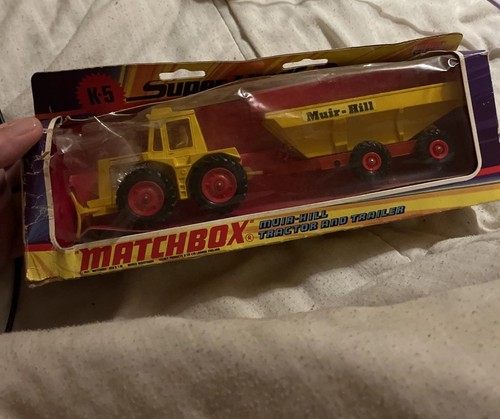 Matchbox muir hill tractor and - muir,