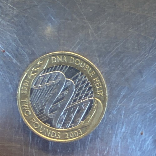 2003 two pound coin dna - two,
