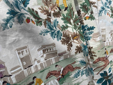Vintage Sanderson linen fabric
