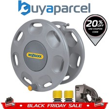 Hozelock 60m Wall Mounted Hose Reel & Hose Guide 2390