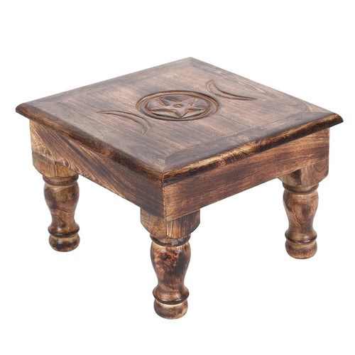 Triple moon altar ritual table - ritual,