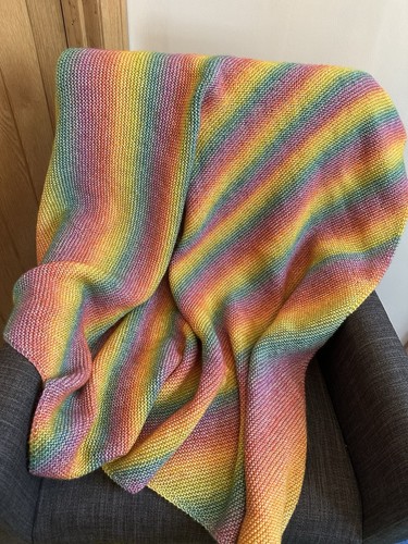 Rainbow multicolour knitted - rainbow,