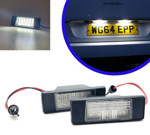 Pair led rear number licence - led,