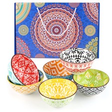 Ceramic bowl set - of, 6