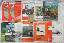 Bundle 80+ Vintage Farm Farming Machinery Equipment Brochures - Mowers Tractors