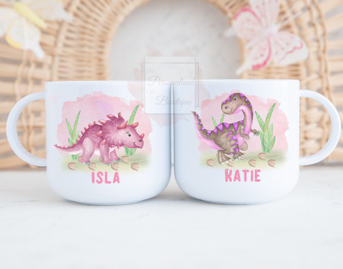 Personalised dinosaur 6oz - personalised,