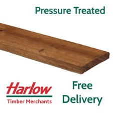 Gravel boards 22x150mm brown - gravel,