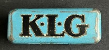 KLG SPARK PLUG TIN VINTAGE