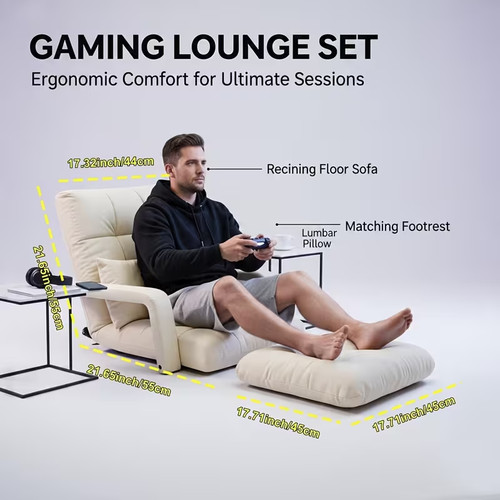 Adjustable gaming lazy sofa - gaming,