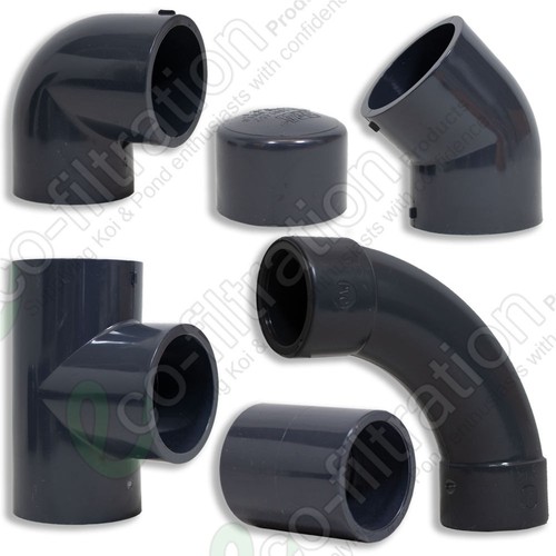 Grey pressure pvc - grey,