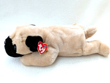 TY Beanie Buddy Pug Pugsly plush Soft Toy Cuddly Teddy Stuffed Animal Buddies