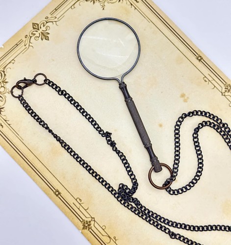 10x magnifying glass - magnifying, necklace