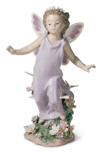 Lladro butterfly wings fairy - lladro,