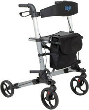 Deluxe Lightweight Folding Four Wheel Rollator, Rollator, Easy Storage and Trave