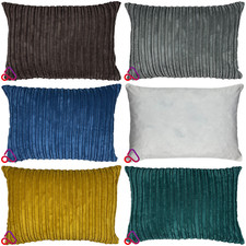 Rectangle Jumbo Cord Cushion With Removeable Insert Soft Feel Handmade Decor