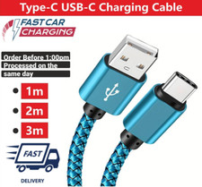 Fast Charger Type C USB-C Charging Cables for Samsung Galaxy S8 S22 S21 S20 S10