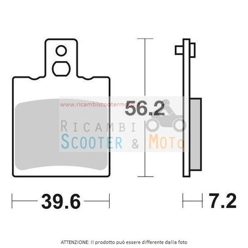 Rear brake pads aprilia - rear, rs