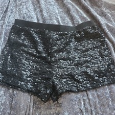 Miss E-vie Girls Black Sequin