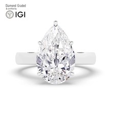 Pear Diamond Engagement Ring