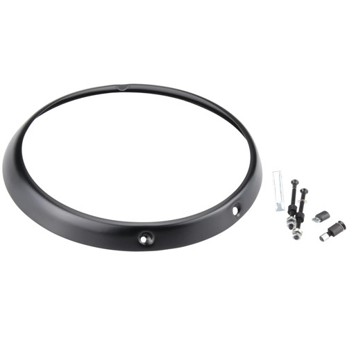 Headlight rim black porsche - headlight,