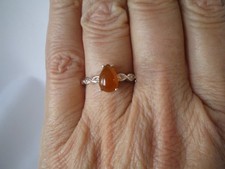 American Fire Opal ring, 1.2