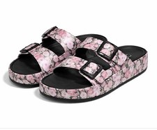 TU Floral Pool Sliders Sandals
