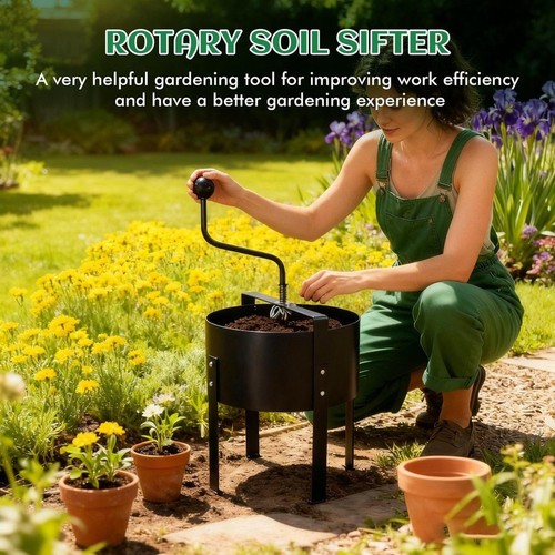 Rotary soil sifter compost - soil,