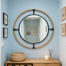 LUVODI 80cm Large Round Wall