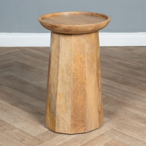 Round side end - side, table