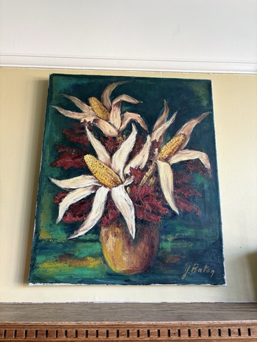 Vintage original oil painting - vintage,